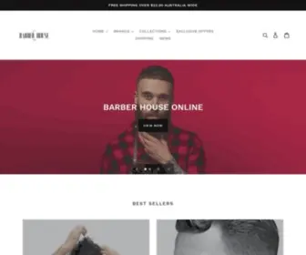 Barberhouse.com.au(Barber House) Screenshot