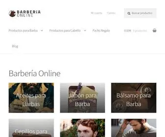 Barberiaonline.com(Barbería Online) Screenshot