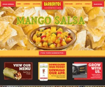 Barberitos.com(Barberitos Southwestern Grille and Cantina) Screenshot