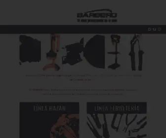 Barbero.com.ar(Secarropas, ventiladores de techo, exprimidores, utensilios de cocina, electrobombas centrífugas, amoladoras, morsas, taladradoras y prensas) Screenshot