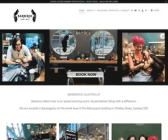 Barberoo.com.au(Barber Shop Sydney) Screenshot