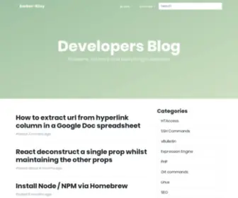 Barberriley.com(The Web Developers Blog) Screenshot