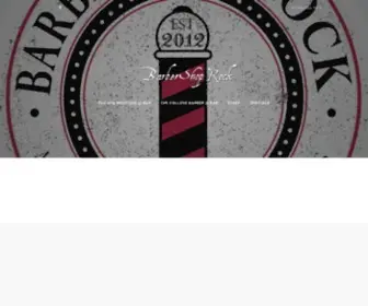 Barbershoprock.com(Barbershop Rock & The Spa Boutique) Screenshot