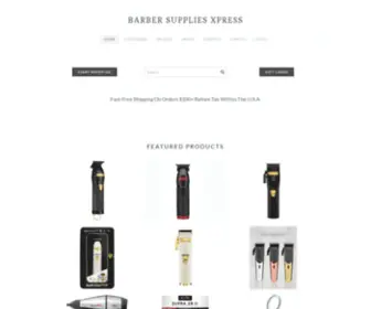 BarbersuppliesXpress.com(Barber Supplies Xpress) Screenshot