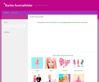 Barbieausmalbilder.com(Ausmalbild Barbie Ausmalbilder) Screenshot