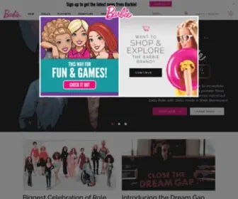 Barbiecollector.com(Collectible Barbie Dolls) Screenshot