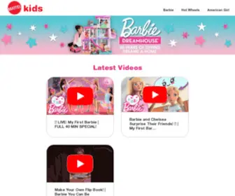 Barbie.fr(Jeux, vidéos & activités amusantes en ligne pour les filles) Screenshot