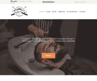 Barbiercoiffeur.fr(Barbe à Bidou) Screenshot