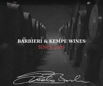 Barbieriwines.com(Barbieri Wines) Screenshot