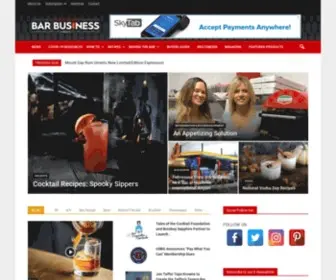 Barbizmag.com(Bar Business Magazine) Screenshot