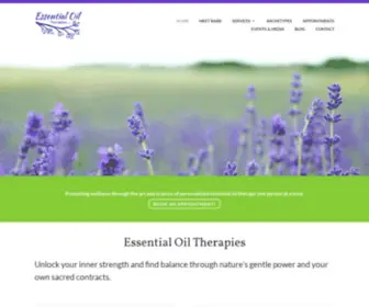 Barbkl.com(Wellness through the art and science of personalized essential oil therapy) Screenshot