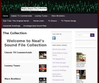 Barbneal.com(Neal's Sound File Collection) Screenshot