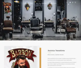 Barbonbarber.com(Barbón Barber) Screenshot