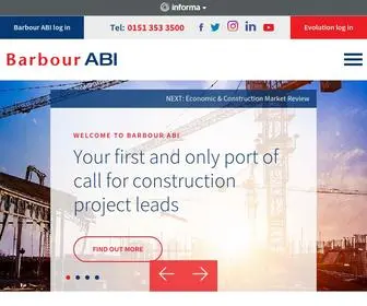 Barbour-Abi.com(Construction Project Leads) Screenshot