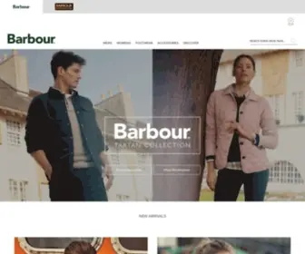 Barbour.com(Official Website) Screenshot