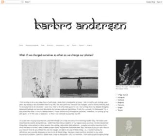 Barbroandersen.com(Barbro Andersen) Screenshot