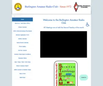 Barc.ca(The Burlington Amateur Radio Club) Screenshot
