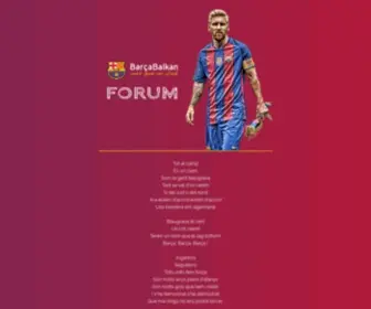 Barcabalkan.com(FC Barcelona Balkan) Screenshot