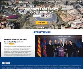 Barcainnovationhub.com(Barça Innovation Hub) Screenshot