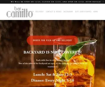 Barcamillo.com(Bar Camillo) Screenshot