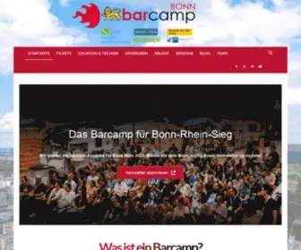 Barcampbonn.de(BarCamp Bonn) Screenshot