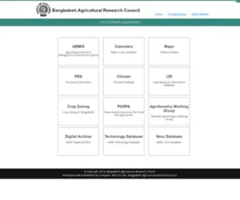 Barcapps.gov.bd(All Web Applications of BARC) Screenshot