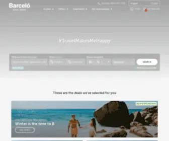 Barcelo.com(Barceló® Hotel Group) Screenshot