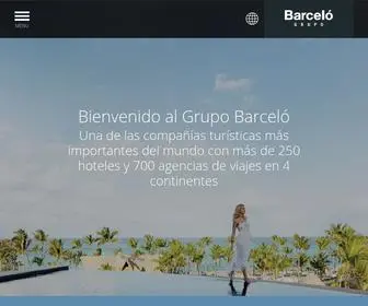 Barcelogrupo.com(Barceló Group) Screenshot