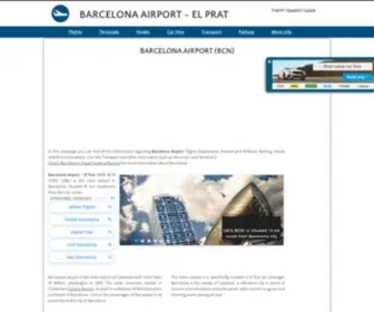 Barcelona-Airport.com(Site dedicated to Barcelona Airport) Screenshot