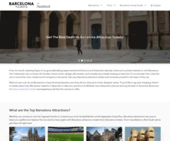 Barcelona-Tickets.com(Book Top Barcelona Attraction Tickets & Tours) Screenshot