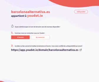 Barcelonaalternativa.es(This domain was registered by Youdot.io) Screenshot