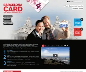 Barcelonacard.com(Barcelona) Screenshot