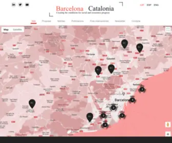 Barcelonacatalonia.cat(Barcelona Economic Triangle) Screenshot
