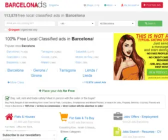 Barcelonads.com(Barcelona classified Ads) Screenshot