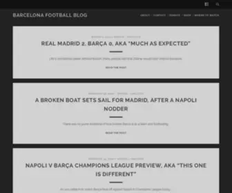 Barcelonafootballblog.com(Barcelona Football Blog) Screenshot