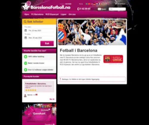 Barcelonafotball.no(Ticmate) Screenshot