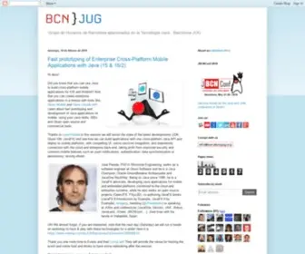 Barcelonajug.org(Barcelona JUG) Screenshot