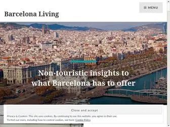 Barcelonaliving.net(Barcelona Living) Screenshot