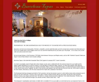 Barcelonanola.com(Barcelona Tapas Restaurant) Screenshot