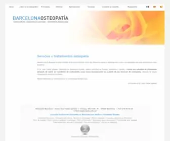 Barcelonaosteopatia.com(Barcelona Osteopatia) Screenshot