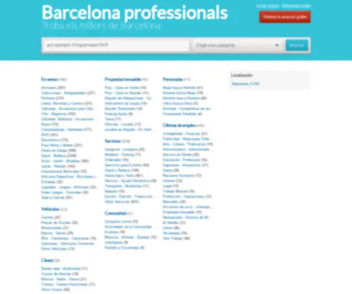 Barcelona.pro(Barcelona professionals) Screenshot