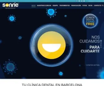 Barcelonasonrie.com(Clínica Dental Barcelona) Screenshot