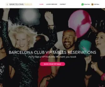 Barcelonatables.com(Barcelona Club Tables) Screenshot