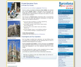 Barcelonatourguides.com(Private Guides and Private Tours of Barcelona) Screenshot