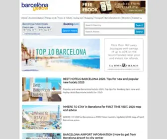 Barcelonayellow.com(Barcelona travel guide 2023) Screenshot
