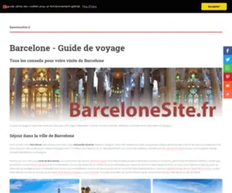 Barcelonesite.fr(Guide de voyage) Screenshot