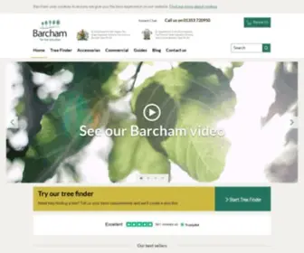 Barcham.co.uk(The Barcham tree nursery) Screenshot