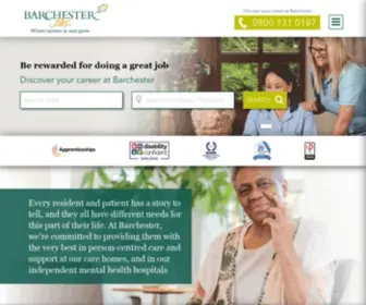 Barchesterjobs.com(Barchester Healthcare Careers) Screenshot