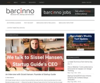 Barcinno.com(Barcelona Tech) Screenshot