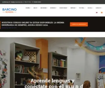 Barcinoschool.com(Academia de Idiomas en Barcelona) Screenshot